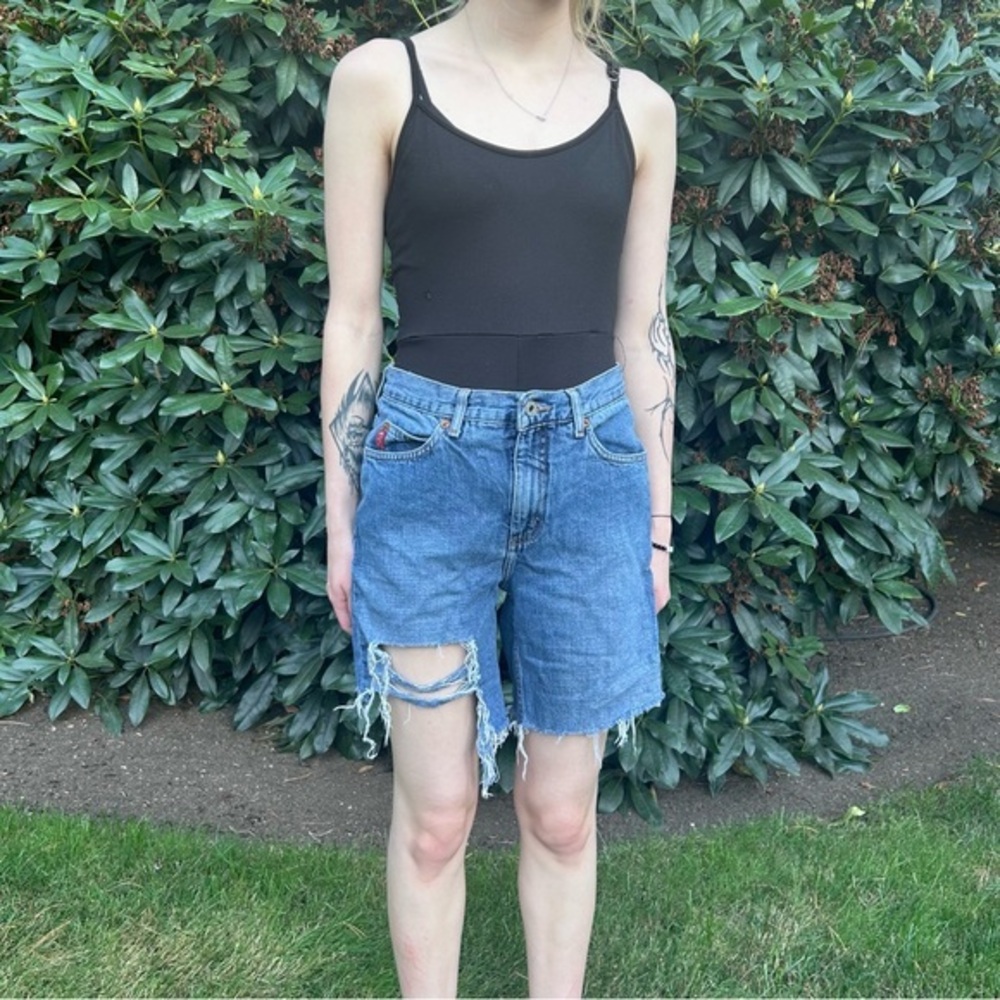 Vintage Guess Distressed Denim Shorts
